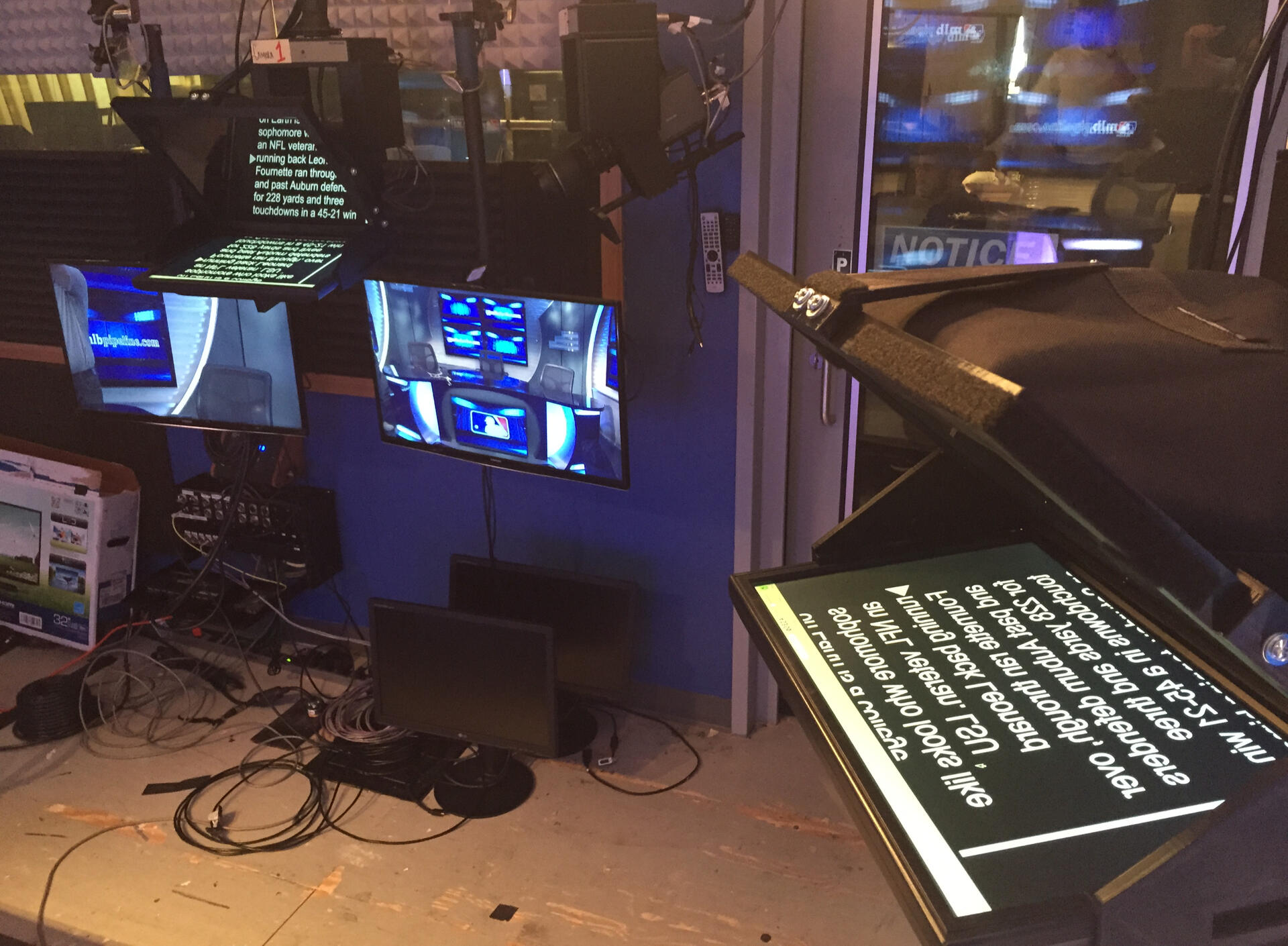 Teleprompter Room